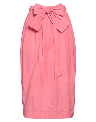 Odeeh Woman Midi Skirt Pink Size 6 Cotton, Polyamide