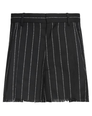 Marni Man Shorts & Bermuda Shorts Black Size 34 Virgin Wool