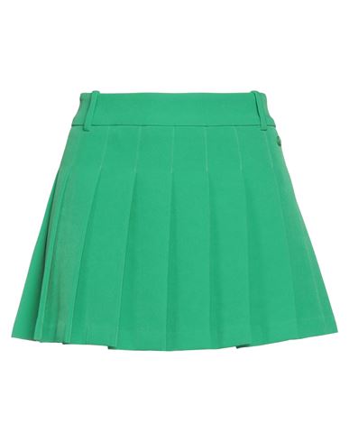 Chiara Ferragni Woman Mini Skirt Green Size 6 Polyester, Elastane
