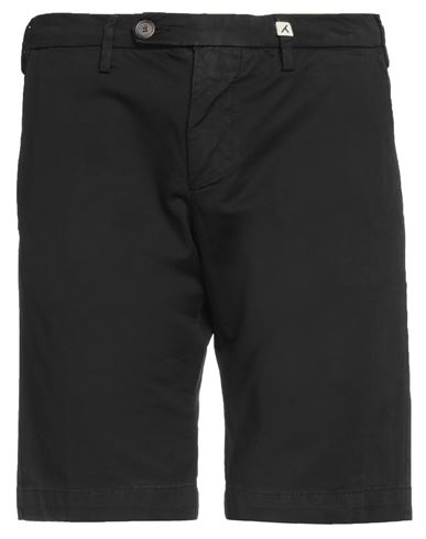 Myths Man Shorts & Bermuda Shorts Black Size 30 Cotton, Elastane