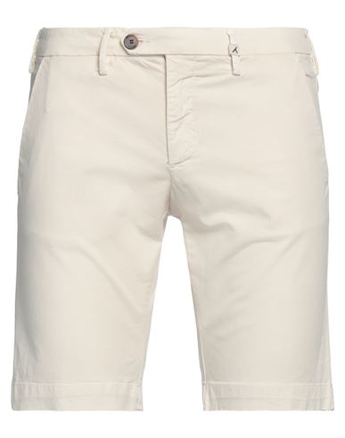 Myths Man Shorts & Bermuda Shorts Cream Size 30 Cotton, Elastane In White