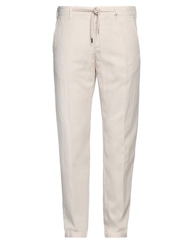 Myths Man Pants Off White Size 38 Lyocell, Linen, Cotton In Off White
