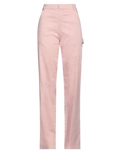 Shop Des Phemmes Des_phemmes Woman Pants Pink Size 4 Cotton, Elastane