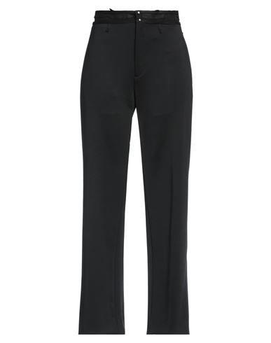 Mm6 Maison Margiela Woman Pants Black Size L Polyester, Elastane