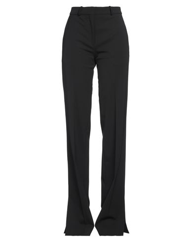 Del Core Woman Pants Black Size 4 Polyester, Virgin Wool, Elastane, Cotton