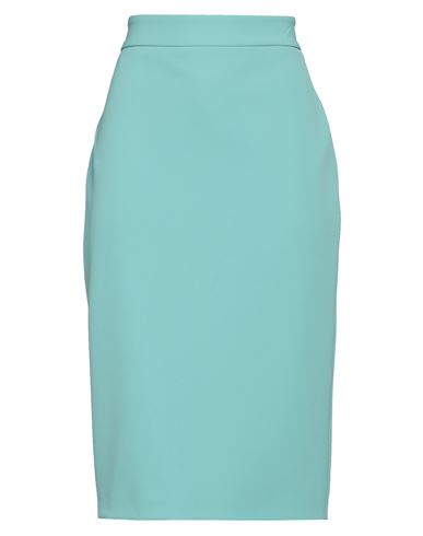 Pinko Woman Midi Skirt Turquoise Size 8 Polyester, Elastane In Blue
