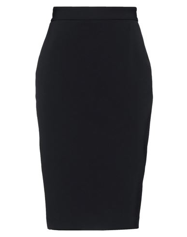 Shop Pinko Woman Midi Skirt Black Size 2 Polyester, Elastane