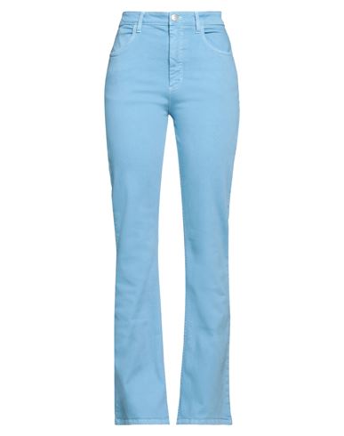 Marni Woman Jeans Azure Size 4 Cotton, Elastane In Blue