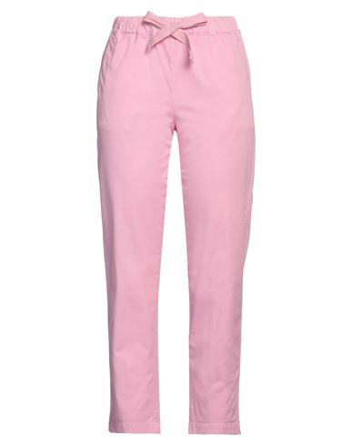 Shop Semicouture Woman Pants Pink Size 2 Cotton, Elastane