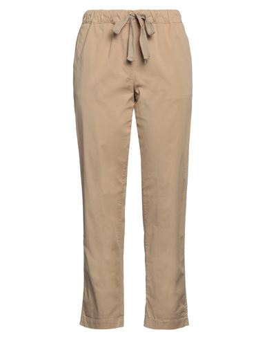 Shop Semicouture Woman Pants Sand Size 8 Cotton, Elastane In Beige