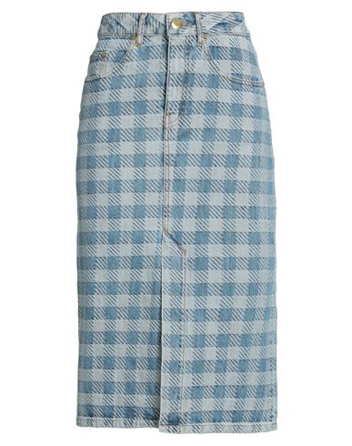Ami Alexandre Mattiussi Woman Denim Skirt Blue Size 26 Cotton