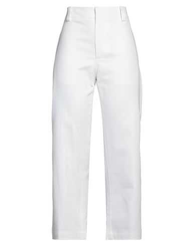 Grifoni Woman Pants White Size 8 Cotton
