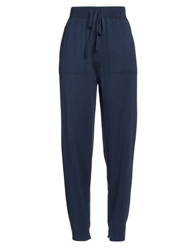 Massimo Alba Woman Pants Slate Blue Size M Cotton, Cashmere In Blue