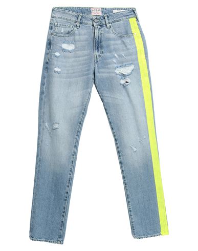 Shop Guess Woman Jeans Blue Size 28w-32l Cotton