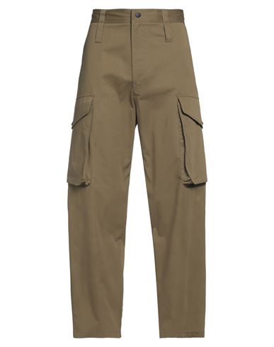 Msgm Man Shorts & Bermuda Shorts Military Green Size 34 Cotton
