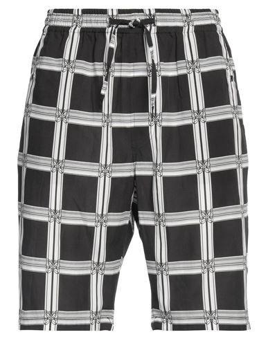 Needles Man Shorts & Bermuda Shorts Black Size L Rayon, Cotton