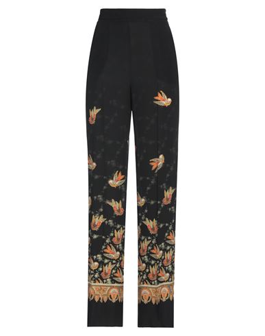 Shop Etro Woman Pants Black Size 6 Silk