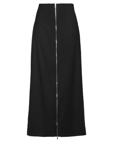 Gauchère Gauchere Woman Maxi Skirt Black Size 8 Virgin Wool, Elastane