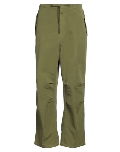 Darkpark Blair Cotton Poplin Vintage Trousers In Military Green