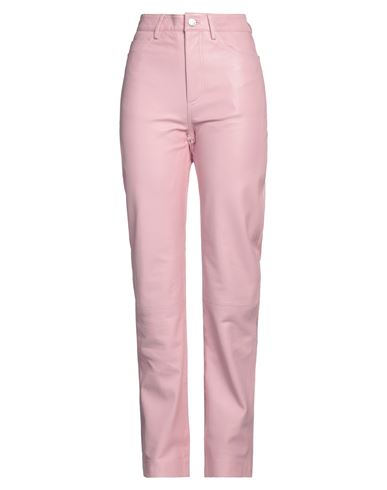 Remain Birger Christensen Woman Pants Pink Size 6 Sheepskin