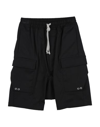 Shop Rick Owens Toddler Boy Shorts & Bermuda Shorts Black Size 6 Cotton, Elastane