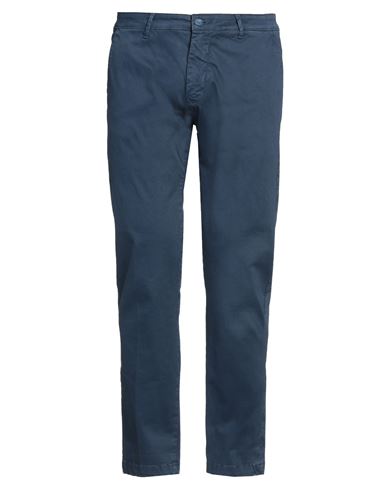 Fiftieth Man Pants Navy Blue Size 28 Cotton, Elastane