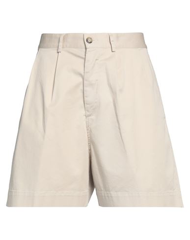 True Nyc Woman Shorts & Bermuda Shorts Beige Size 10 Cotton, Elastane