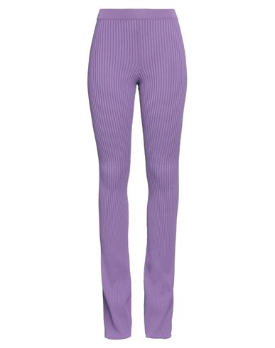 Laneus Woman Pants Light Purple Size 8 Viscose, Polyester