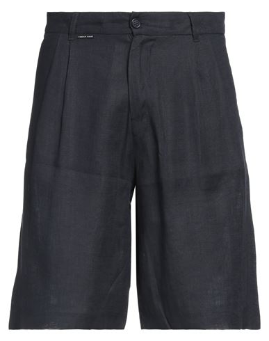 Family First Milano Man Shorts & Bermuda Shorts Midnight Blue Size 36 Linen