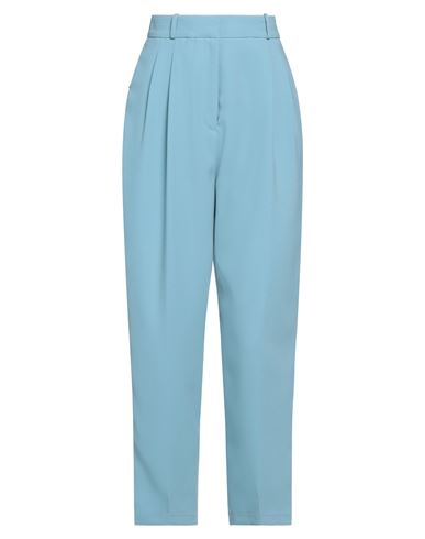 Elisabetta Franchi Woman Pants Sky Blue Size 2 Polyester