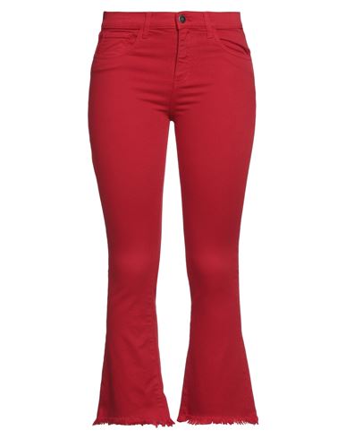 Compagnia Italiana Woman Pants Red Size 4 Cotton, Elastane