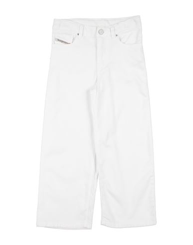 Diesel Toddler Girl Pants White Size 6 Cotton, Elastane In White