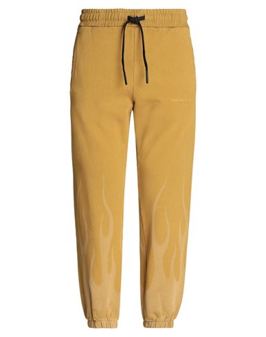 Vision Of Super Man Pants Mustard Size M Cotton In Yellow