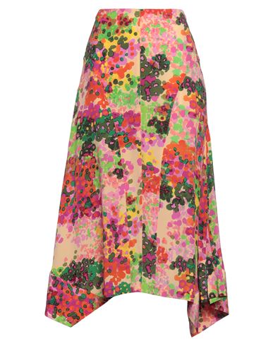 Stella Mccartney Woman Midi Skirt Sand Size 0 Silk In Beige