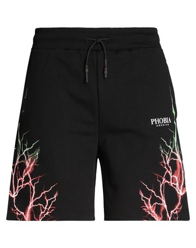 Shop Phobia Archive Man Shorts & Bermuda Shorts Black Size S Cotton