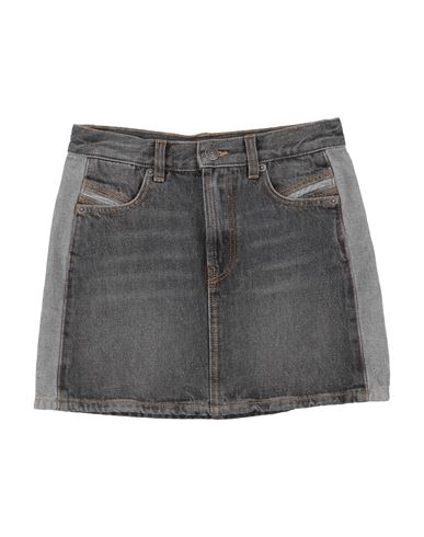 Diesel Toddler Girl Denim Skirt Grey Size 6 Cotton In Grey