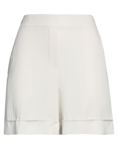 P.a.r.o.s.h P. A.r. O.s. H. Woman Shorts & Bermuda Shorts Cream Size S Polyester In White