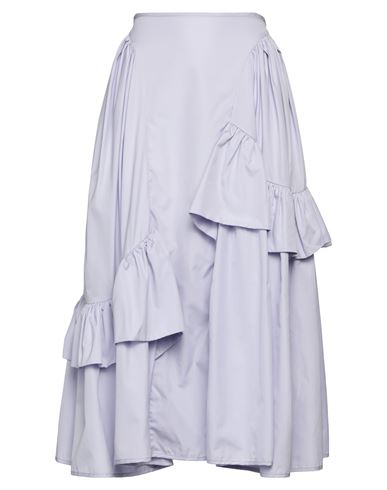 Cecilie Bahnsen Woman Midi Skirt Light Purple Size 6 Organic Cotton