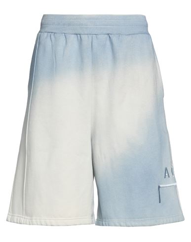 Shop A-cold-wall* Man Shorts & Bermuda Shorts Sky Blue Size Xl Cotton, Polyester, Elastane