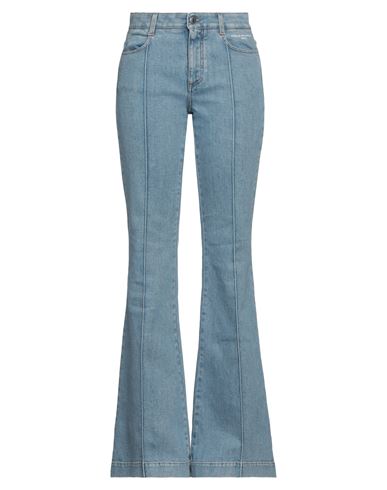 Stella Mccartney Woman Jeans Blue Size 29 Cotton, Rubber