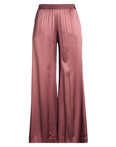 Gianluca Capannolo Woman Pants Antique Rose Size 10 Silk, Elastane In Pink