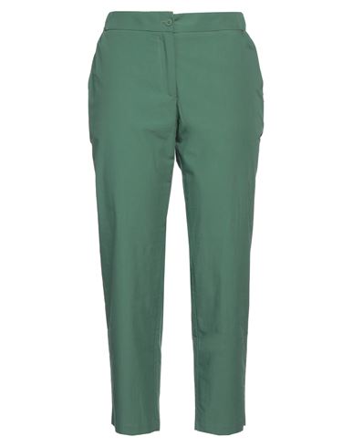 Shop Ottod'ame Woman Pants Green Size 10 Cotton