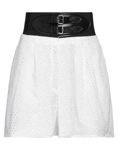 Shop Alaïa Woman Shorts & Bermuda Shorts White Size 4 Cotton