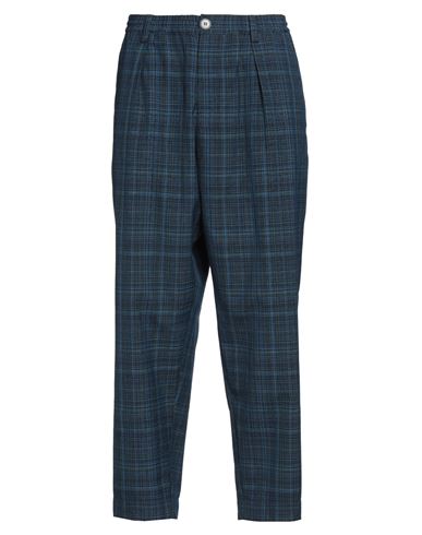 Marni Man Pants Blue Size 34 Virgin Wool In Blue