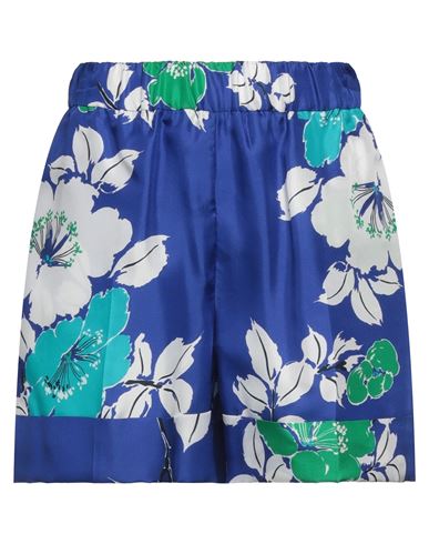 P.a.r.o.s.h P. A.r. O.s. H. Woman Shorts & Bermuda Shorts Bright Blue Size L Silk