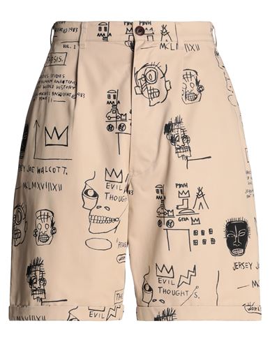 Shop Junya Watanabe Man Shorts & Bermuda Shorts Beige Size Xl Cotton