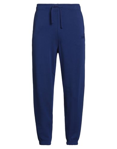 Diadora Man Pants Bright Blue Size L Cotton In Blue