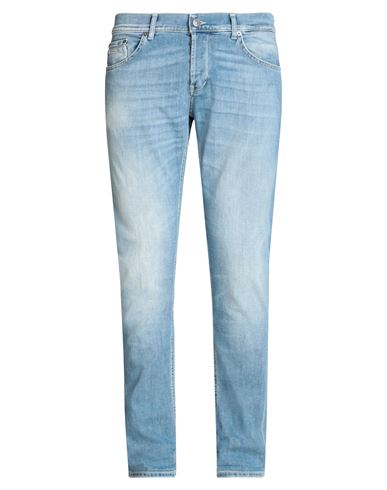 Dondup Man Jeans Blue Size 32 Cotton, Elastomultiester, Elastane