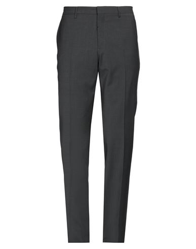 Moschino Man Pants Steel Grey Size 36 Wool, Polyacrylic, Elastane