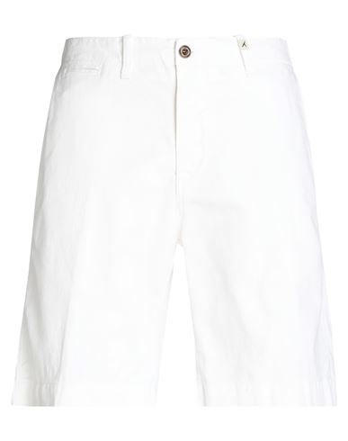 Myths Man Shorts & Bermuda Shorts Off White Size 38 Cotton, Linen, Elastane